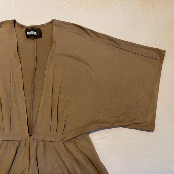 Reformation Plunging V-Neck Dress - Picture 3 of 6